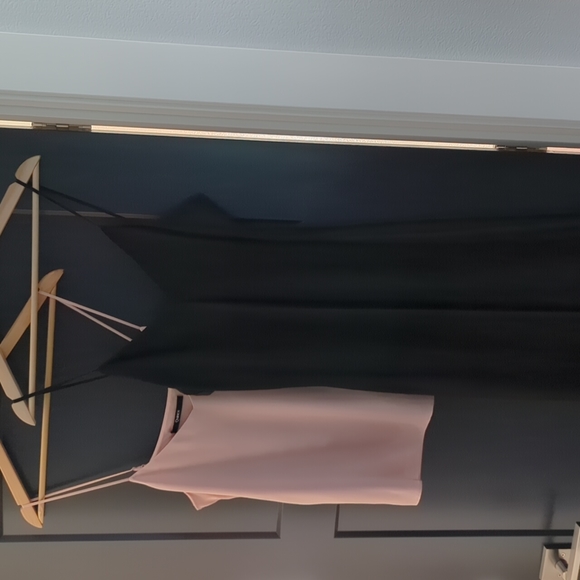 Quince Dresses Quince Coastal Pink Cami And Black Slip Dress M New